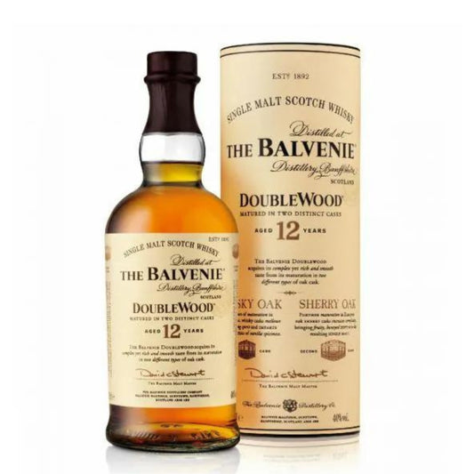 Balvenie - 12 Years DoubleWood Single Malt Scotch Whisky 百富12年雙桶 (70cl/40%)