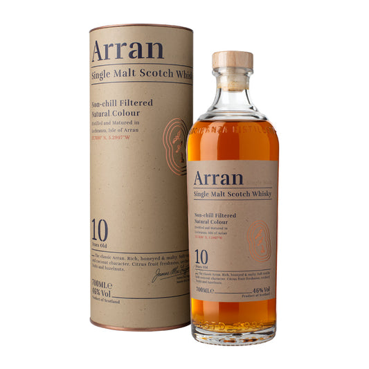 Arran - 10 Years Old Single Malt Scotch Whisky 艾倫10年 (70cl/46%)