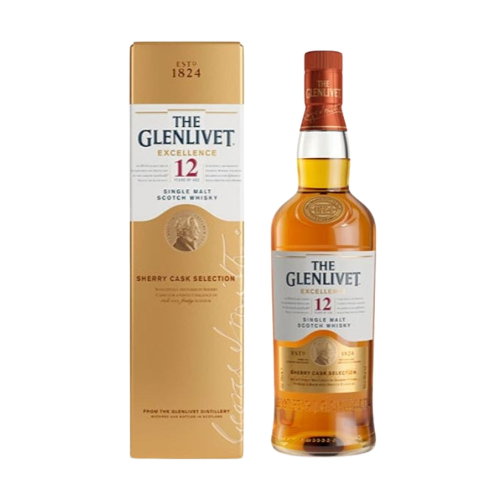 The Glenlivet - 12 Years Excellence Single Malt Scotch Whisky 格蘭利威12年 (70cl/40%)