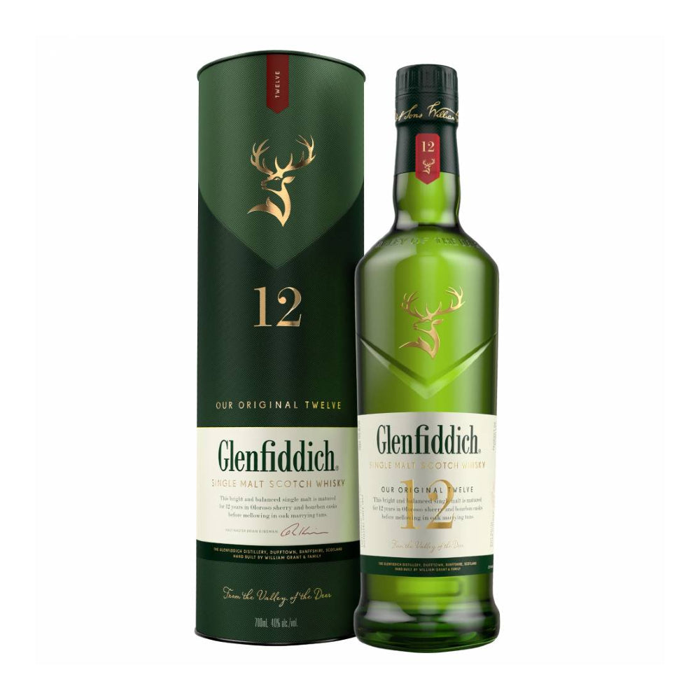 Glenfiddich - 12 Years Single Malt Scotch Whisky 格蘭菲迪12年 (70cl/40%)