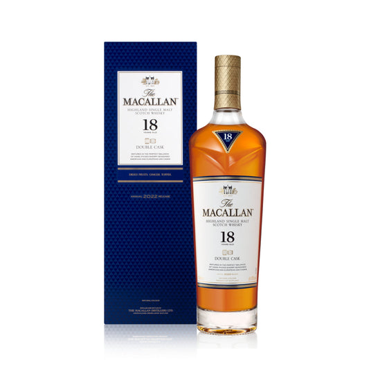 Macallan - 18 Years 2022 RELEASE Double Cask 麥卡倫18年雙雪莉桶 (70cl/43%)