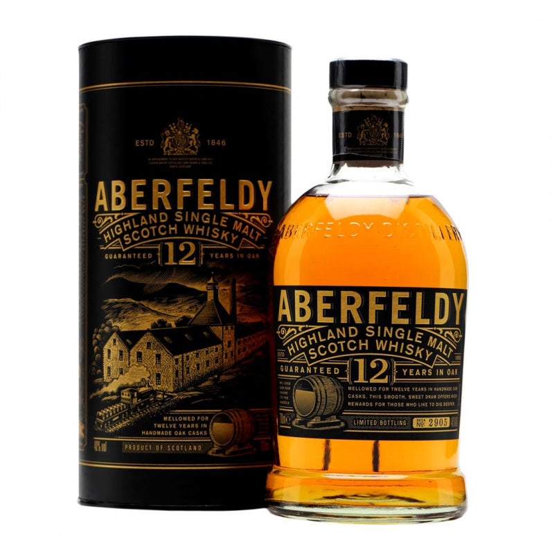 Aberfeldy - 12 Years Old Single Malt Scotch Whisky 艾柏迪12年 (70cl/40%)