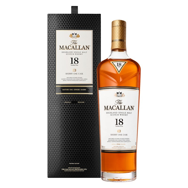 Macallan - 18 Years 2023 RELEASE Sherry Oak Cask 麥卡倫18年單桶雪莉 (70cl/43%)