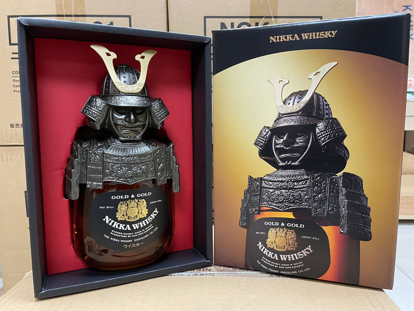 現貨｜NIKKA - 一甲威士忌 GOLD & GOLD Nikka Whisky 武士頭 (750ml)【約2-3個工作日內寄出】